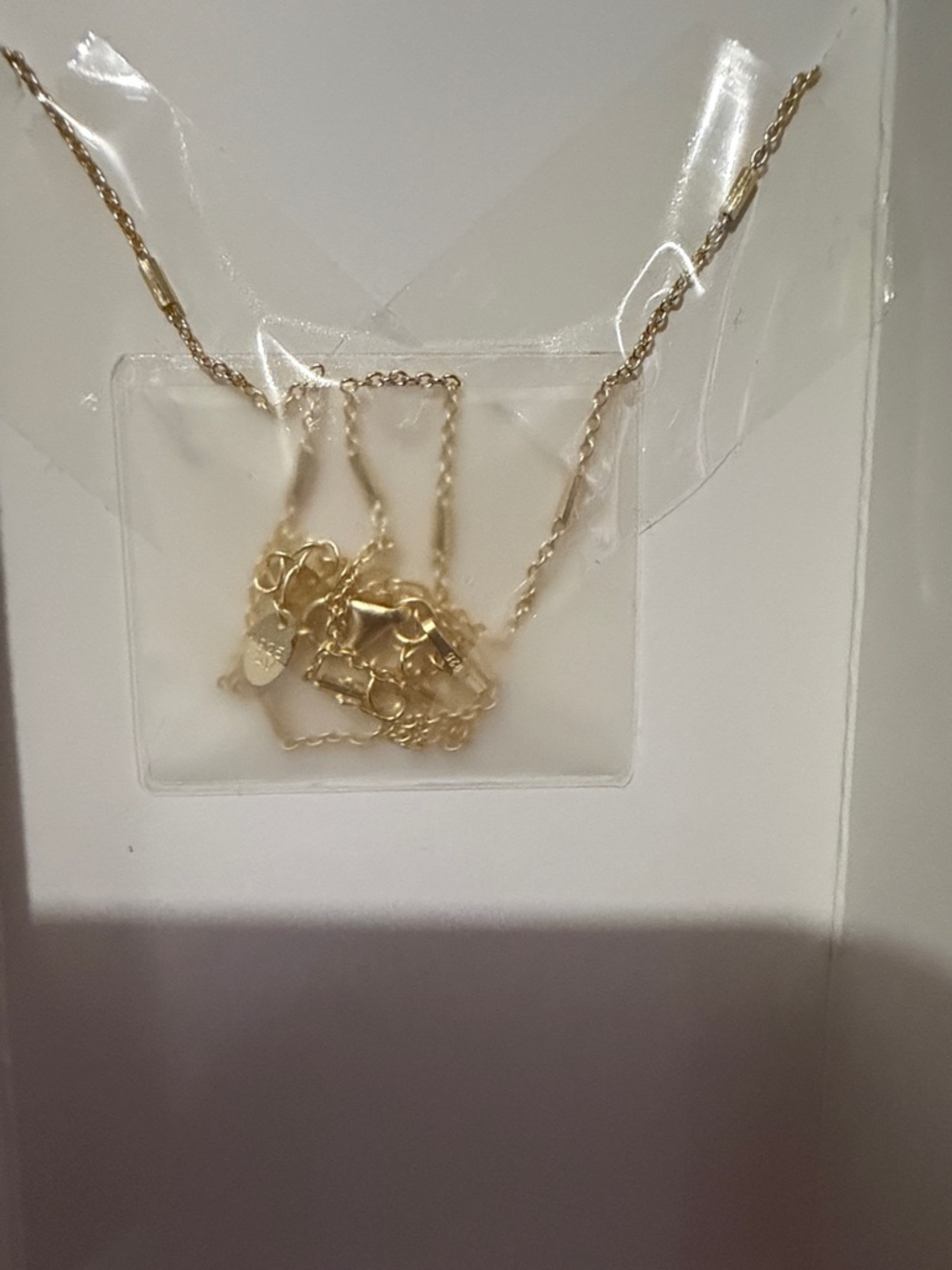 Argento Vivo Gold Layered Sterling Silver Necklace - Picture 2 of 3